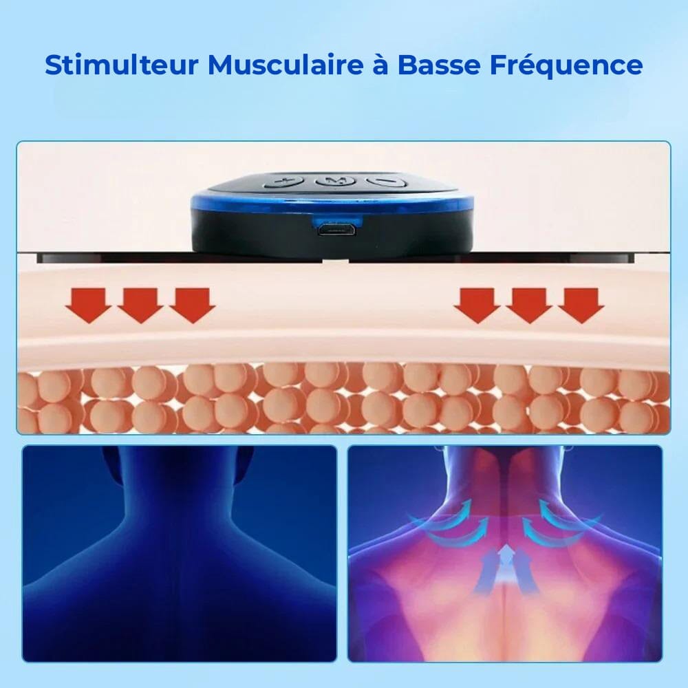 Masseur Cou ET Dos Électrique EMS Portable