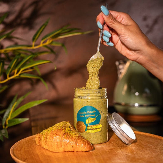 Le Damas Crème de Pistache de Dubaï & Kenafe Croustillant Délice Oriental Authentique et Sophistiquée