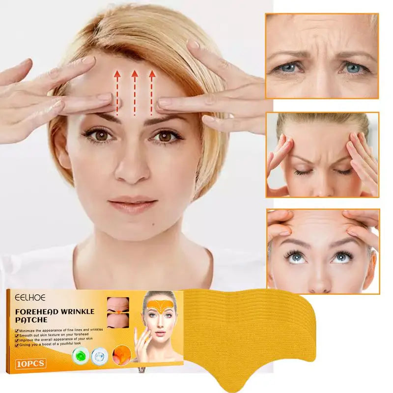 Masques anti-rides en collagène naturel pour front