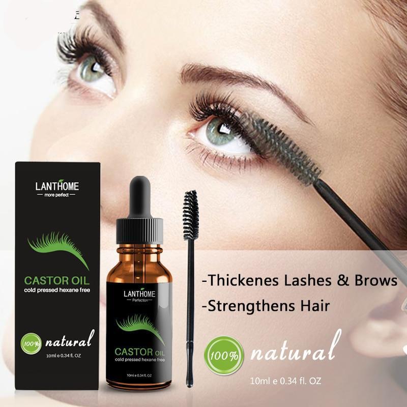 Huile de ricin pour de beaux cils et sourcils