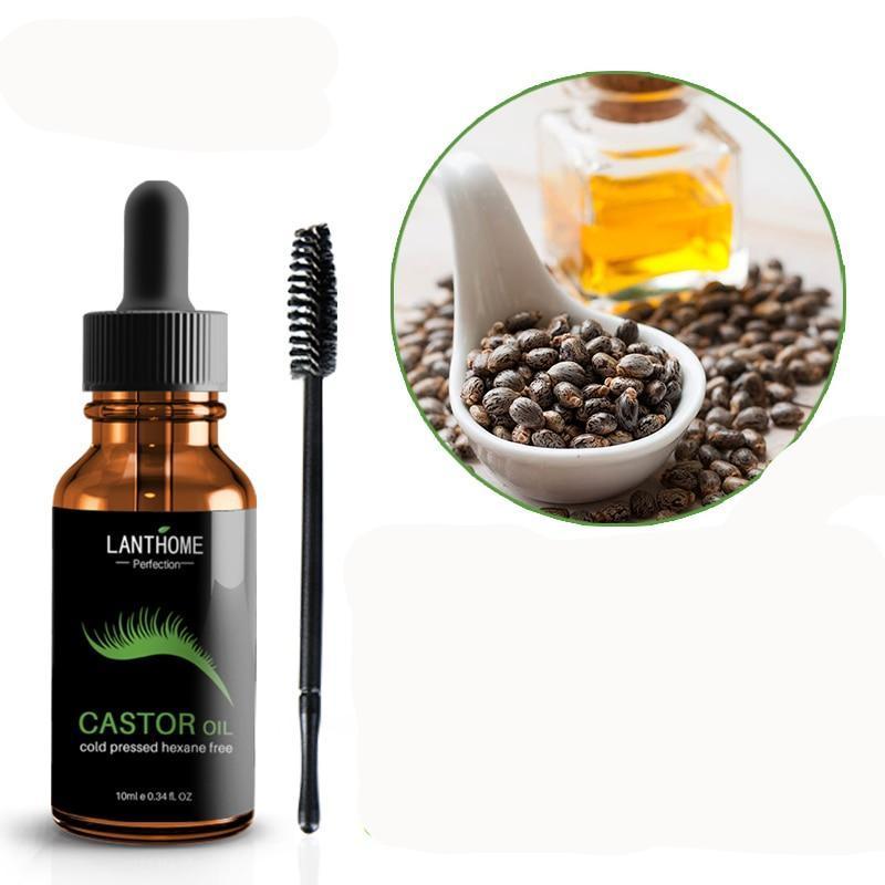 Huile de ricin pour de beaux cils et sourcils