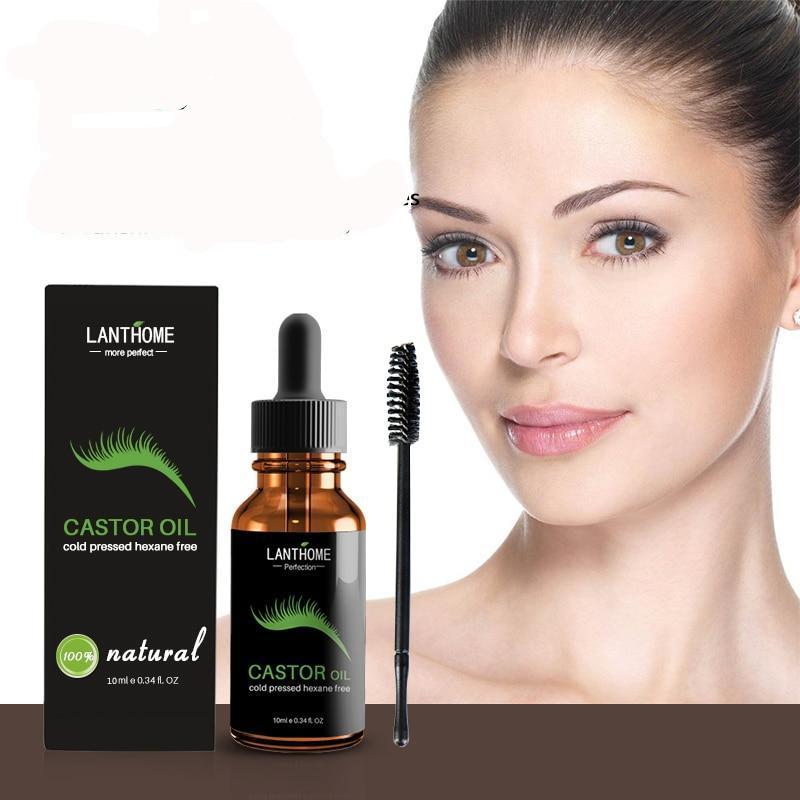 Huile de ricin pour de beaux cils et sourcils