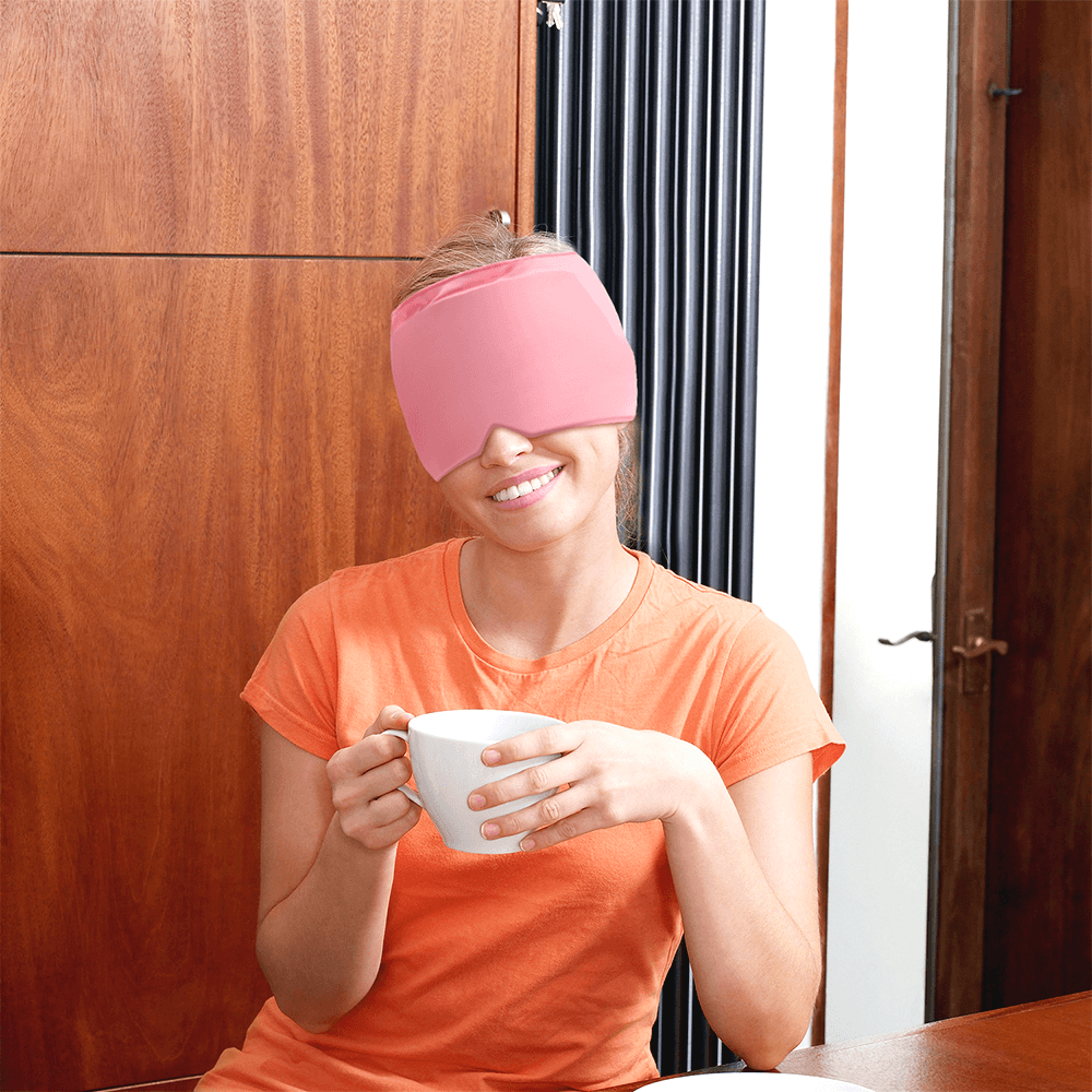 Bonnet anti-migraine chaud/froid
