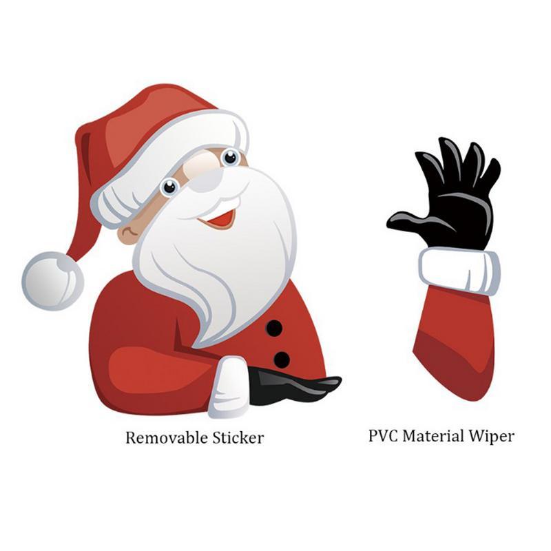 Sticker essuie-glace arrière Père Noël