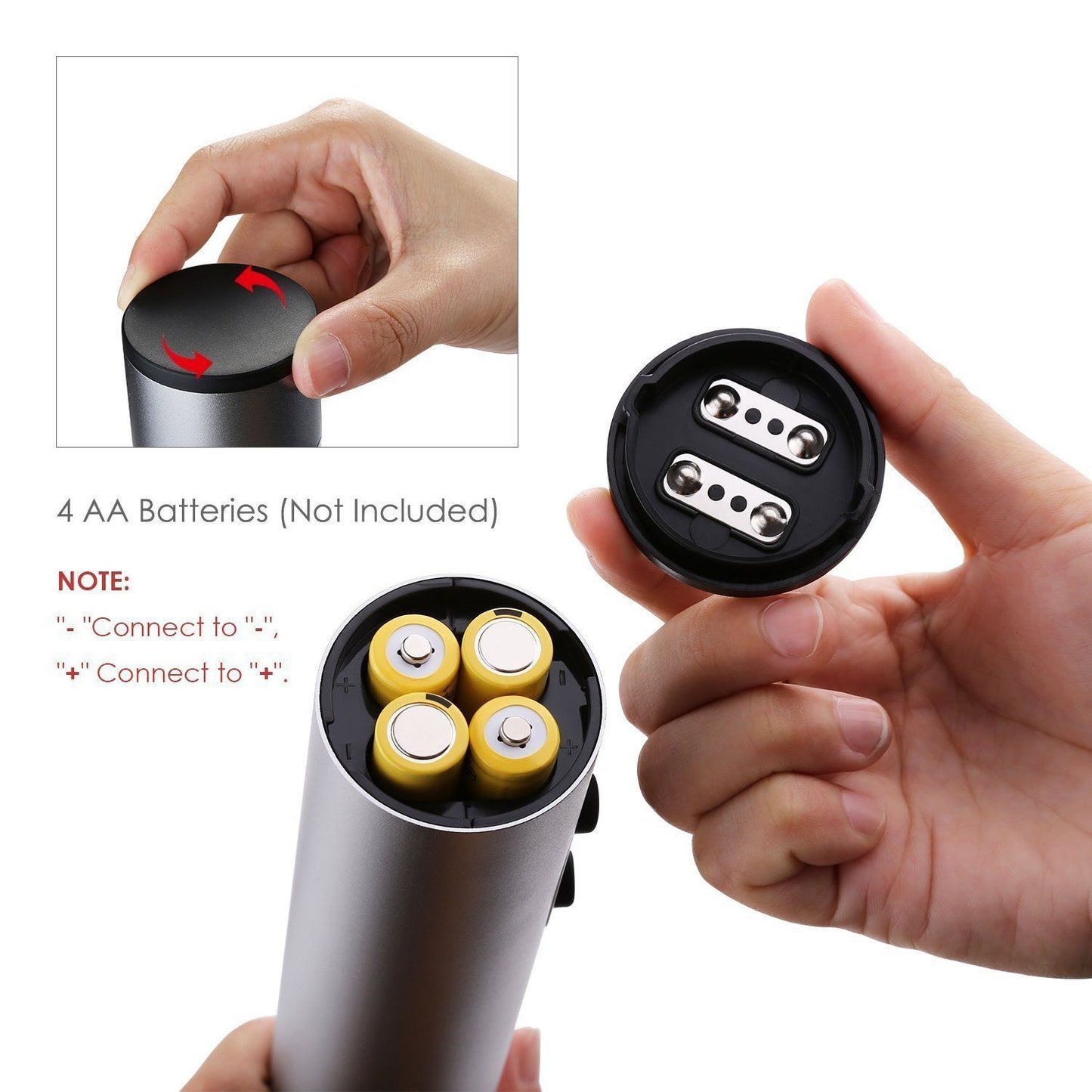 Tire-bouchon électrique + Couteau de découpe OFFERT