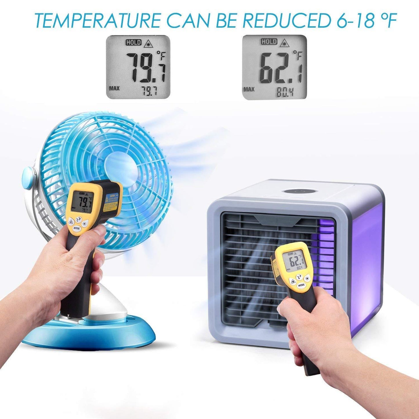 Rafraichisseur et purificateur d'air révolutionnaire