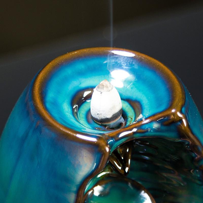 Porte-encens en cascade