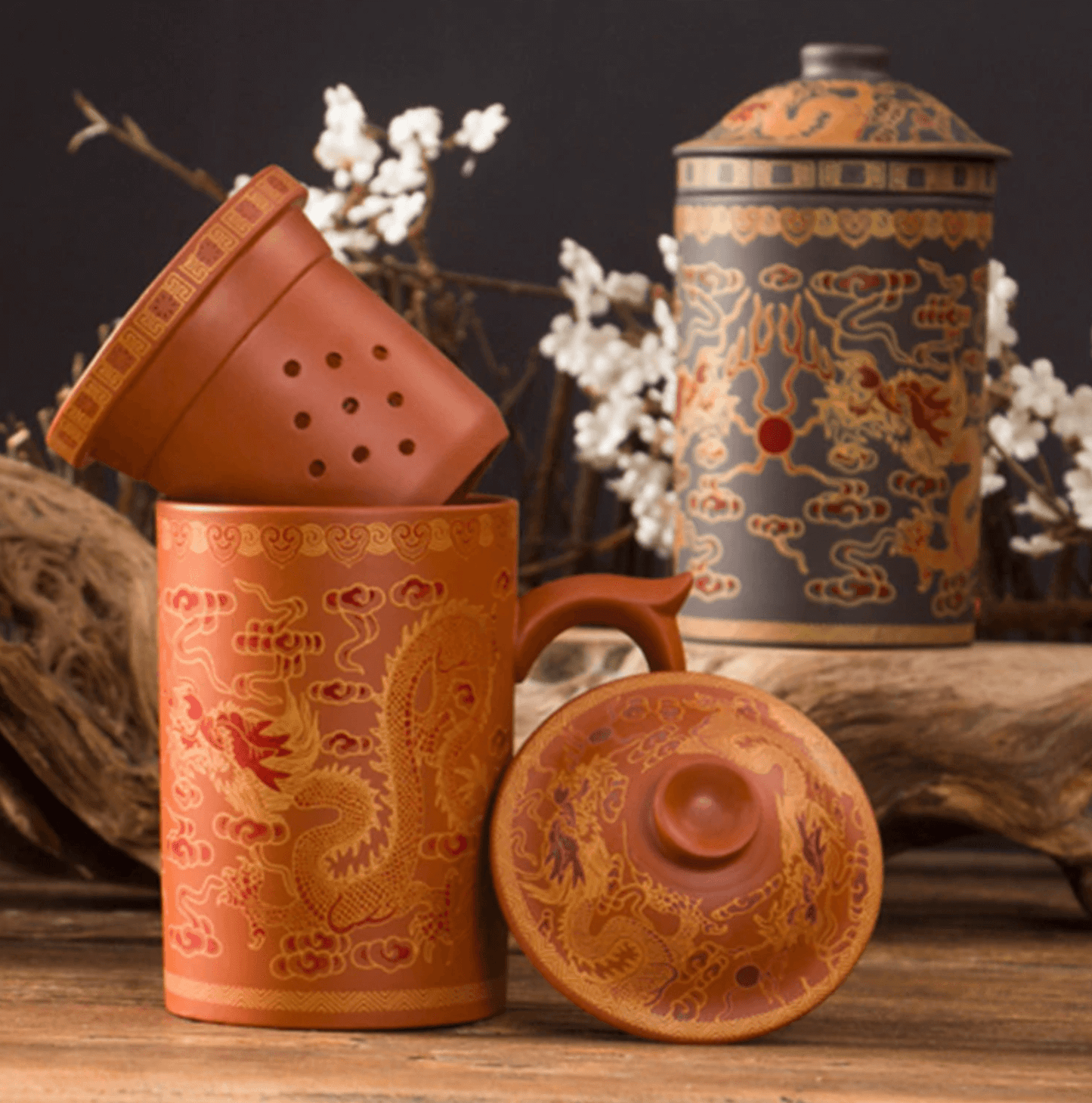 Mug Infuseur À Thé En Porcelaine