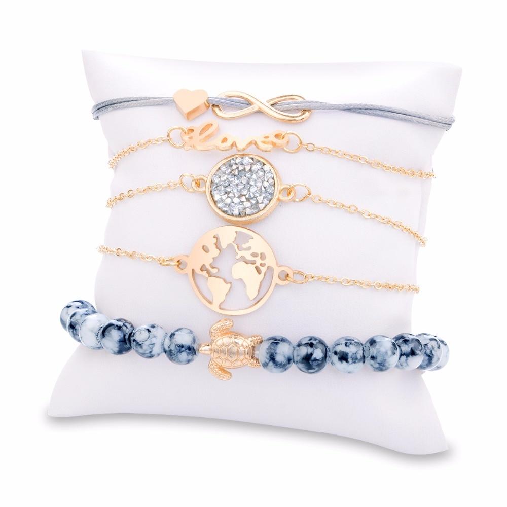 Ensemble de 5 bracelets