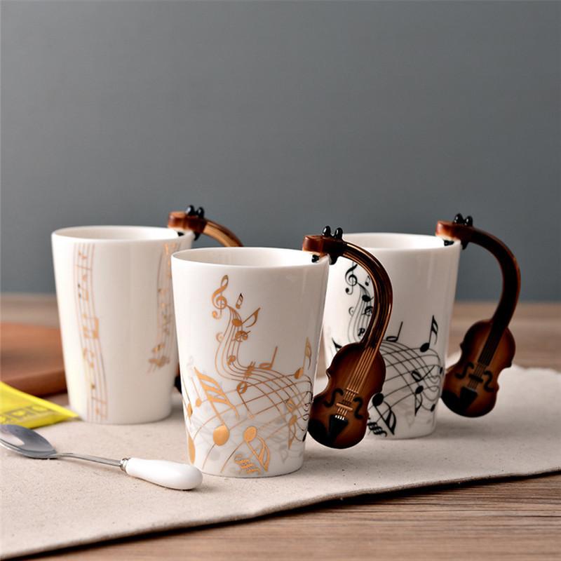Mug en céramique pour les mélomanes et les amoureux de la musique.