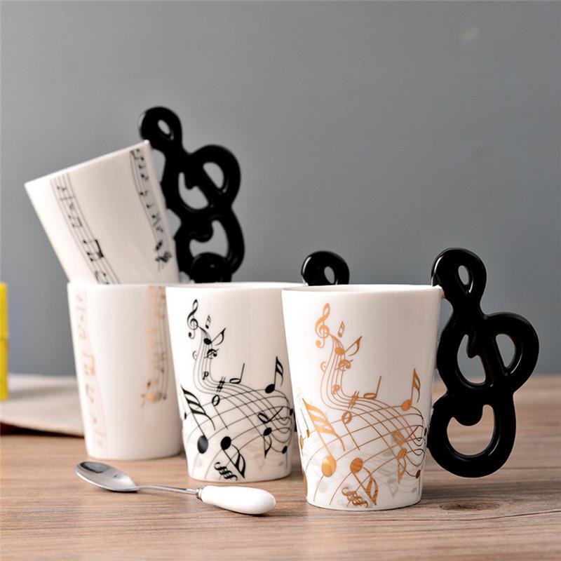 Mug en céramique pour les mélomanes et les amoureux de la musique.
