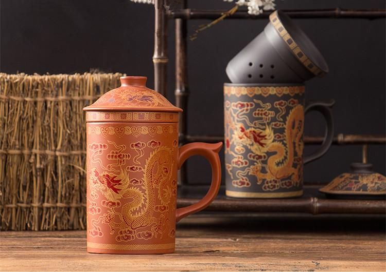 Mug Infuseur À Thé En Porcelaine