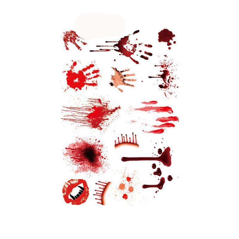 Stickers taches de sang pour visage et corps