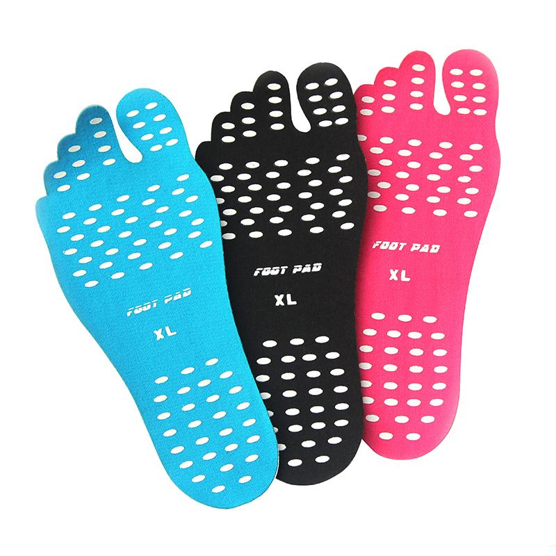 Semelles adhésives, pour marcher pieds nus en toute sécurité