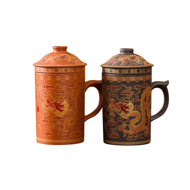 Mug Infuseur À Thé En Porcelaine