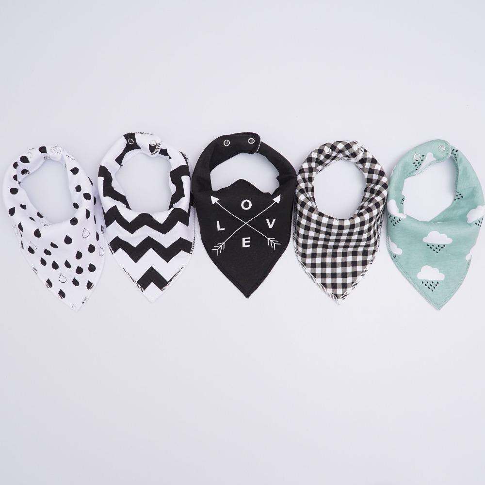 Pack de 4 Bavoirs Fashion Mixtes Super Absorbants