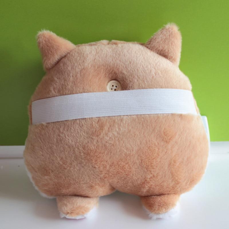 Cale-nuque en forme de fesses de Corgi