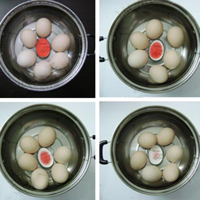 Minuteur de cuisson d'oeufs à changement de couleur