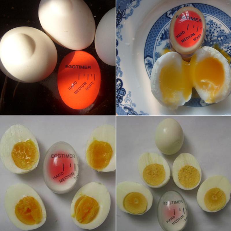 Minuteur de cuisson d'oeufs à changement de couleur