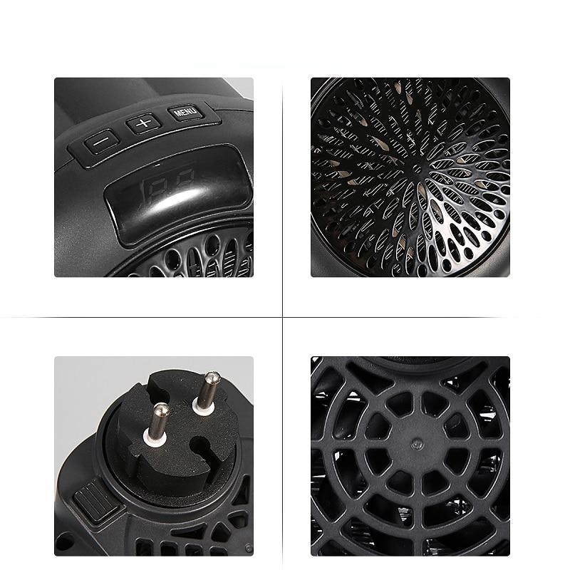 Chauffage D'appoint Électrique Avec Ventilateur 1000W