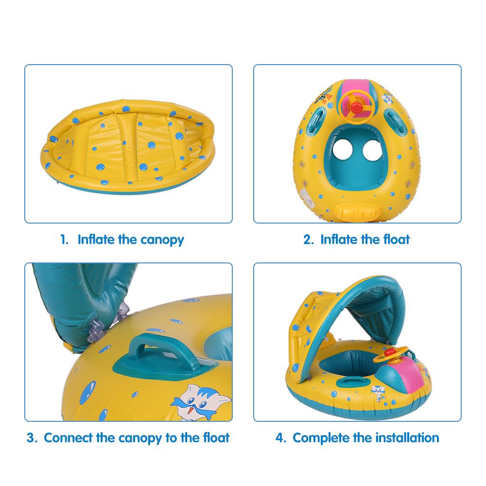 Piscine En PVC Gonflable Et Réglable Pour Bébé