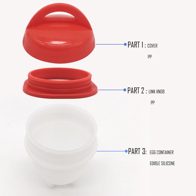 Cuiseurs à oeufs durs sans coquille Egglettes - Packs de 6, 4 et 3