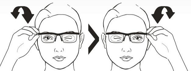 Lunettes de lecture réglable