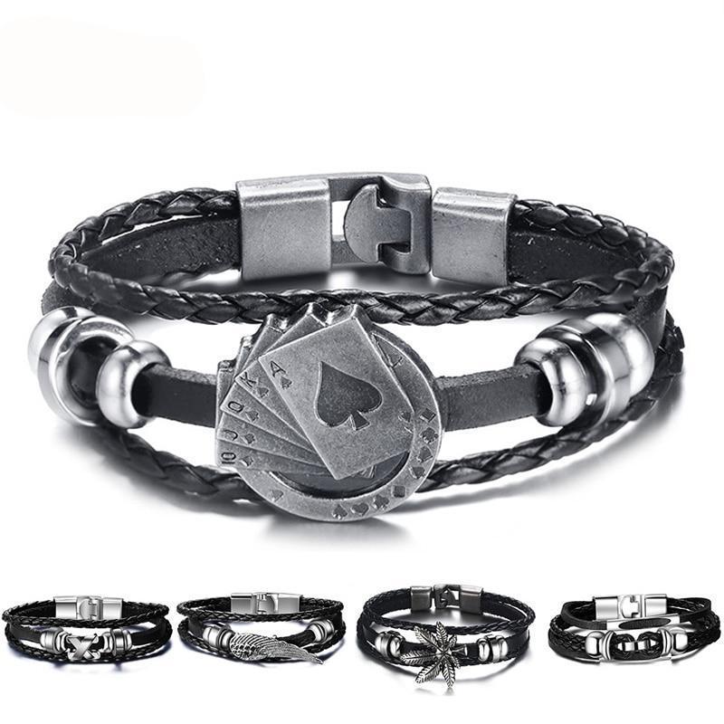 Bracelet cuir pour hommes