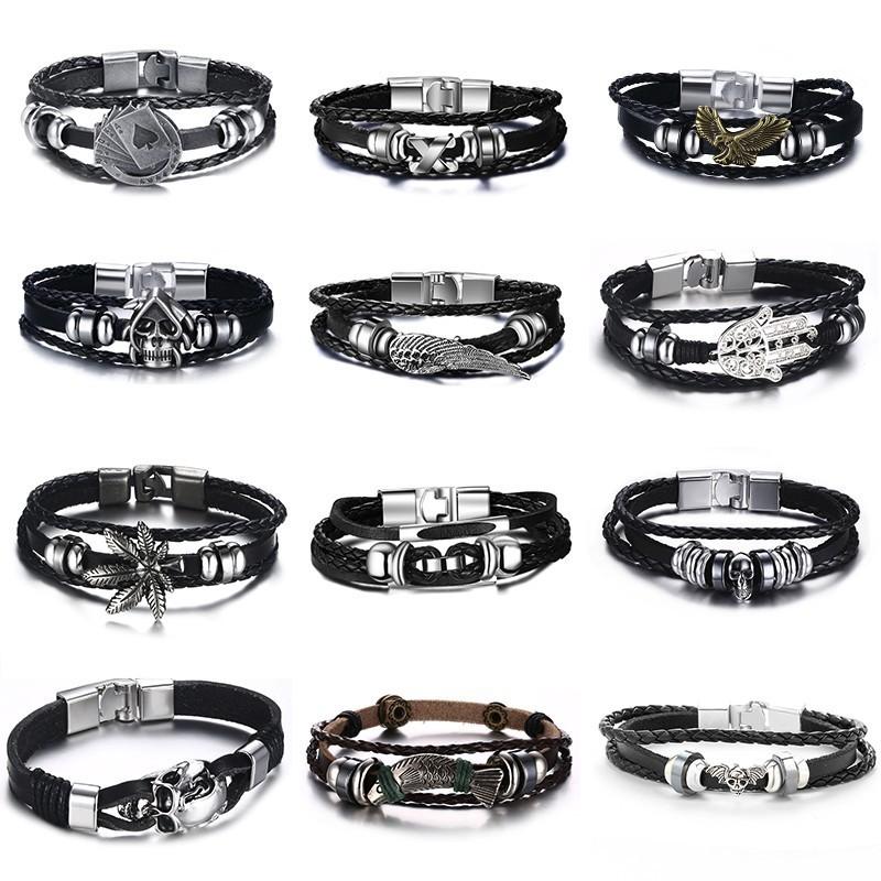 Bracelet cuir pour hommes