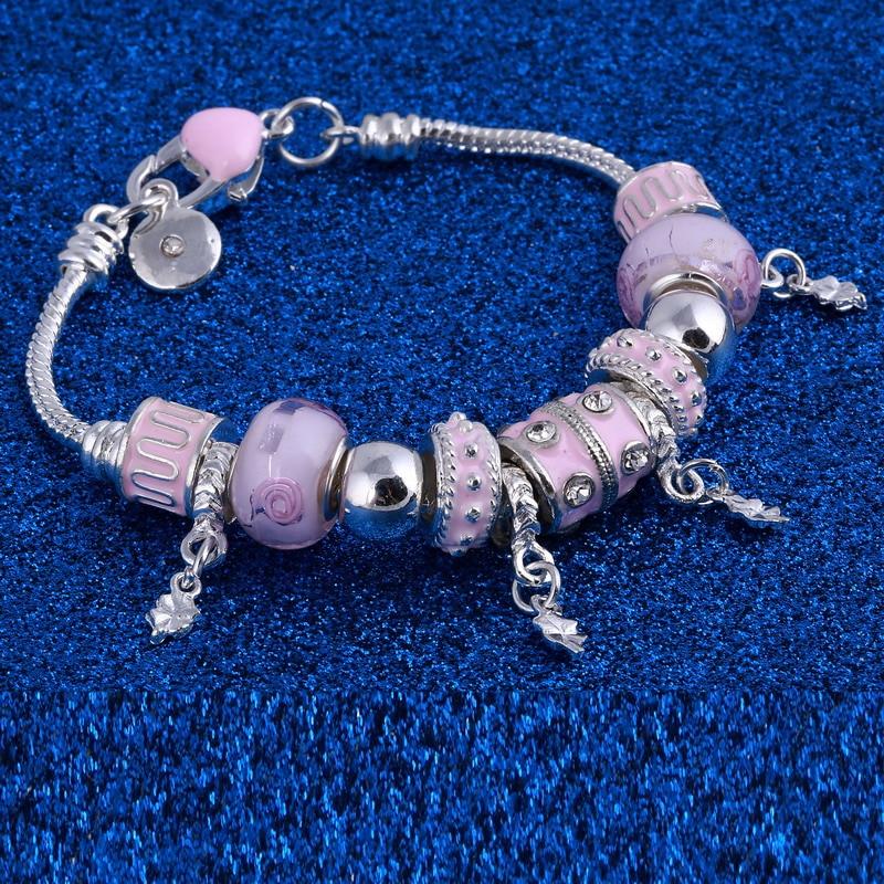 Bracelet argent avec pendentifs
