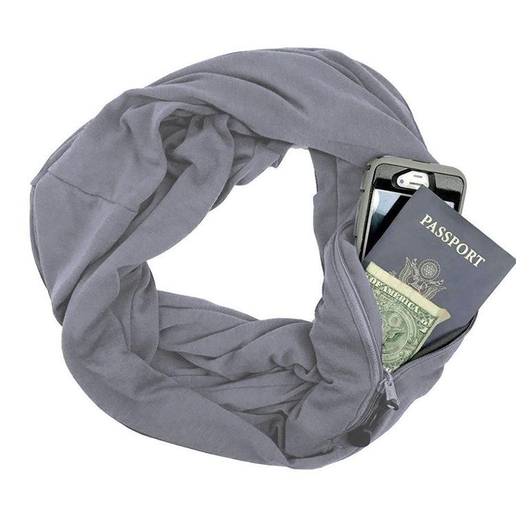 Écharpe Convertible Avec Poche