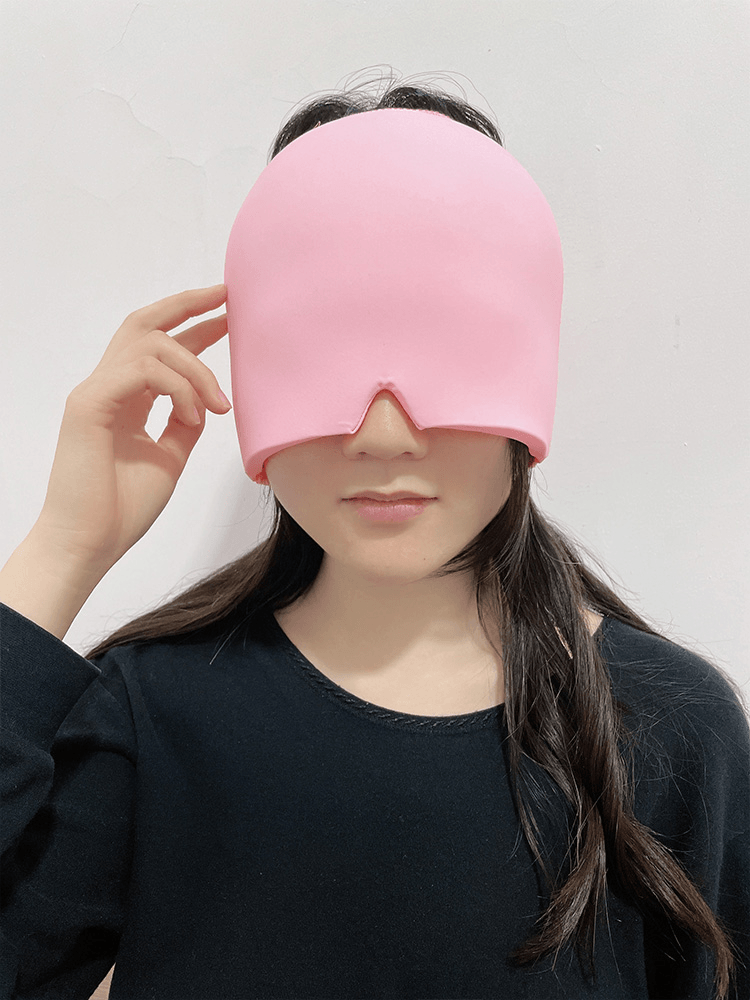 Bonnet anti-migraine chaud/froid
