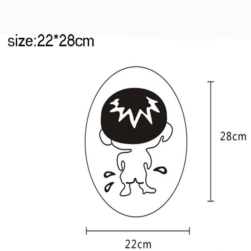Adhésif insolite imperméable pour WC