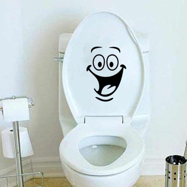 Adhésif insolite imperméable pour WC