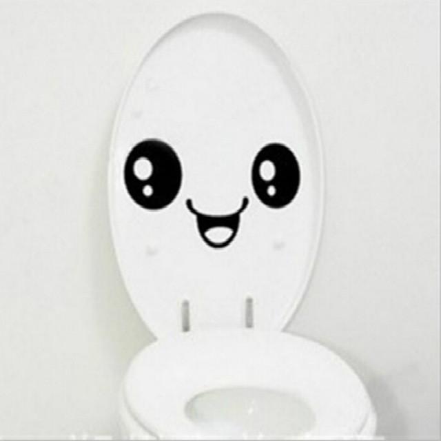 Adhésif insolite imperméable pour WC