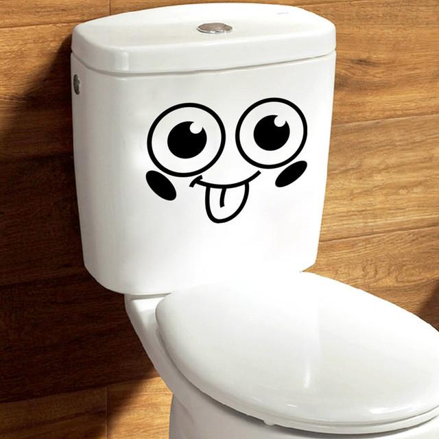 Adhésif insolite imperméable pour WC