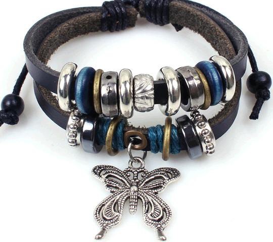 bracelet vintage unisex papillon