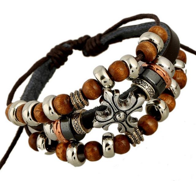 bracelet vintage unisex fleur