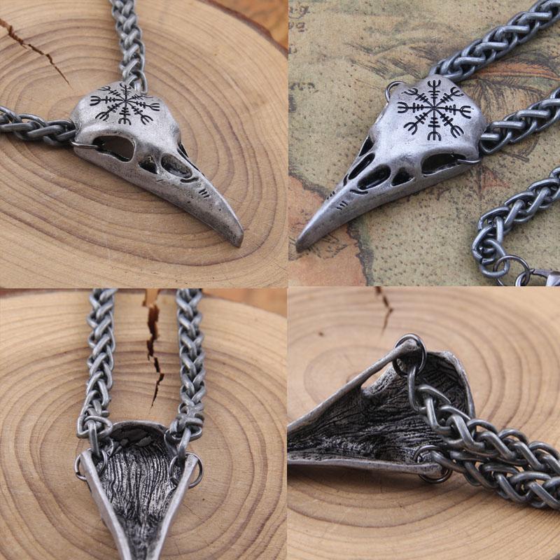 Pendentif Vicking Crane de Corbeau