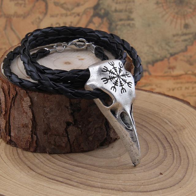 Pendentif Vicking Crane de Corbeau