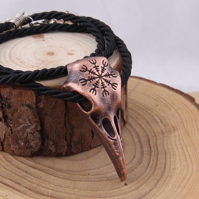 Pendentif Vicking Crane de Corbeau