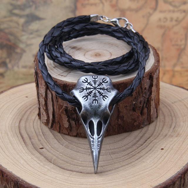 Pendentif Vicking Crane de Corbeau