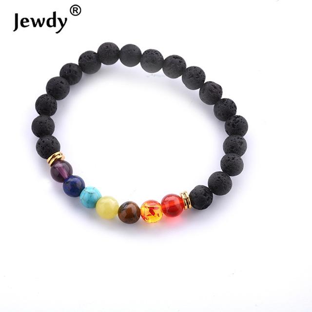 Bracelet 7 chakras en pierres naturelles