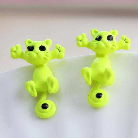 Boucles d'oreilles en forme de chat