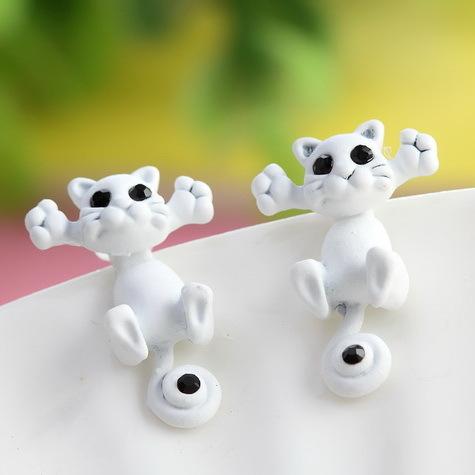Boucles d'oreilles en forme de chat