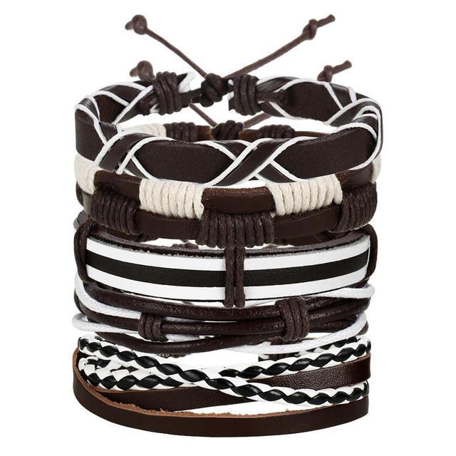 Bracelet multicouches hommes