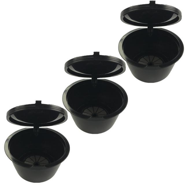 Pack de 3 Capsules Réutilisables compatible Nescafé et Dolce Gusto