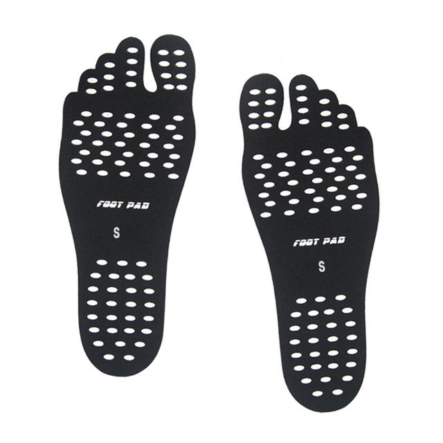 Semelles adhésives, pour marcher pieds nus en toute sécurité