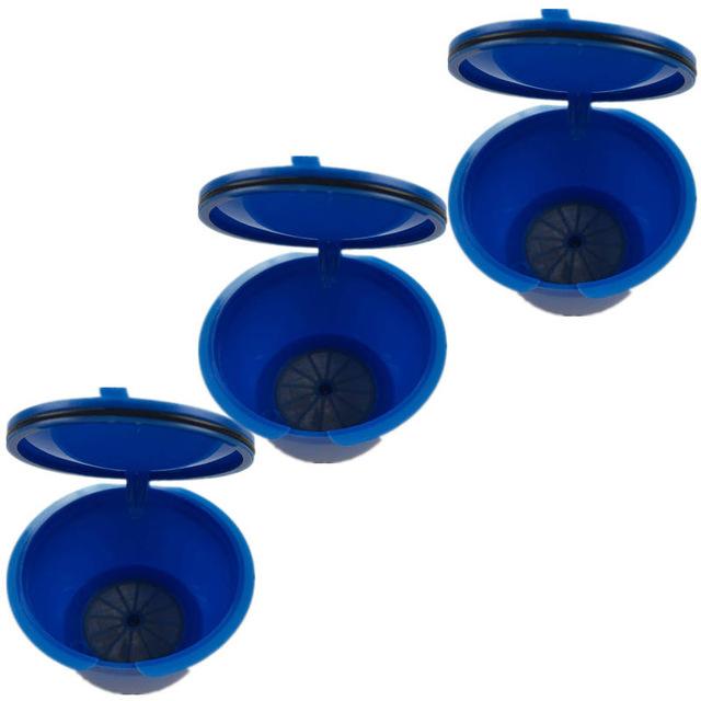 Pack de 3 Capsules Réutilisables compatible Nescafé et Dolce Gusto