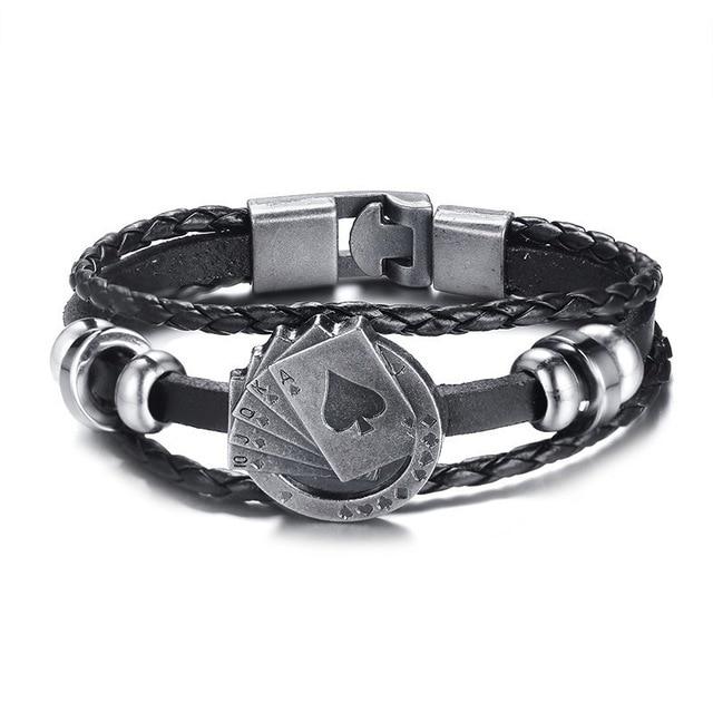 Bracelet cuir pour hommes